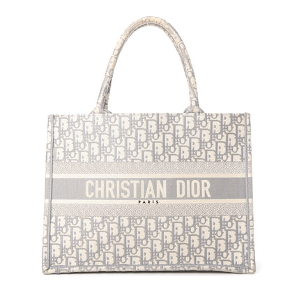 Christian Dior Oblique Medium Book Tote Grey 1 of 10