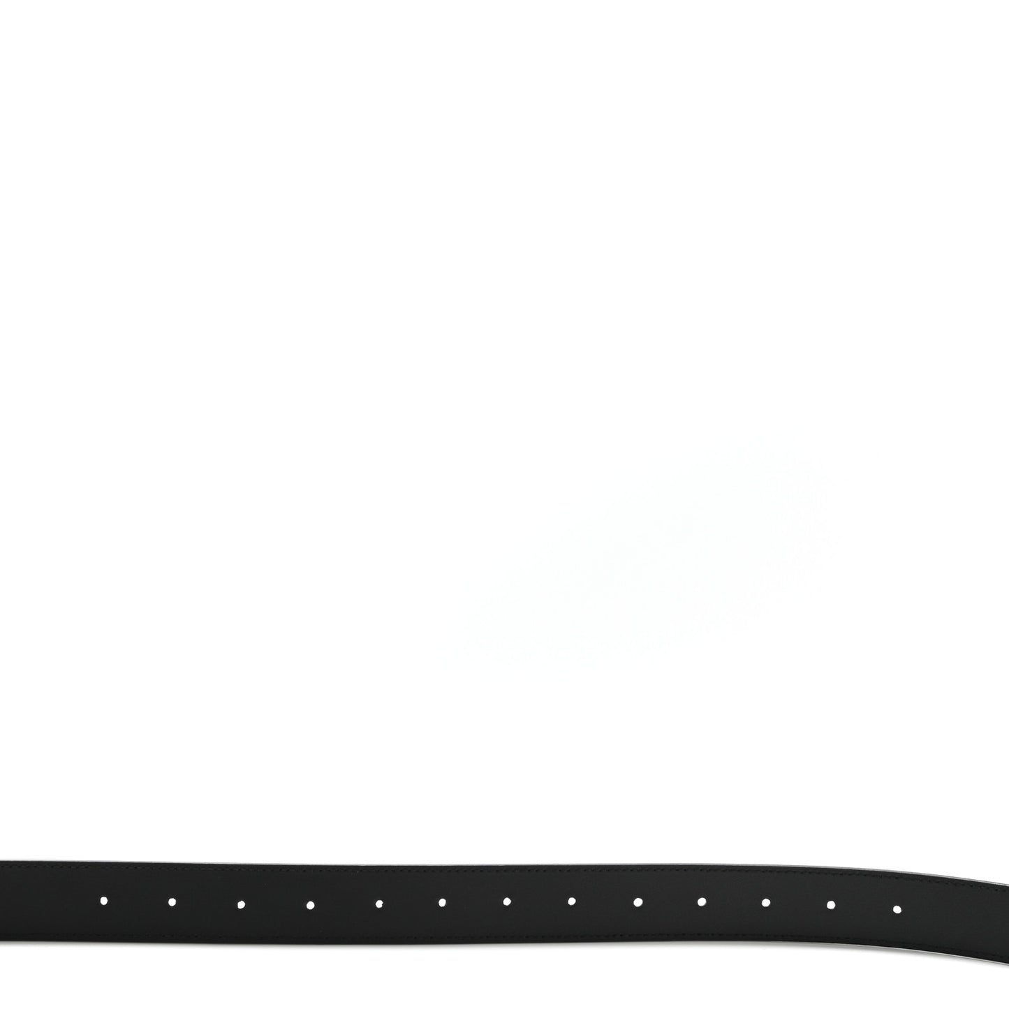 Moon Calfskin Double G 30mm Belt 105 42 Black