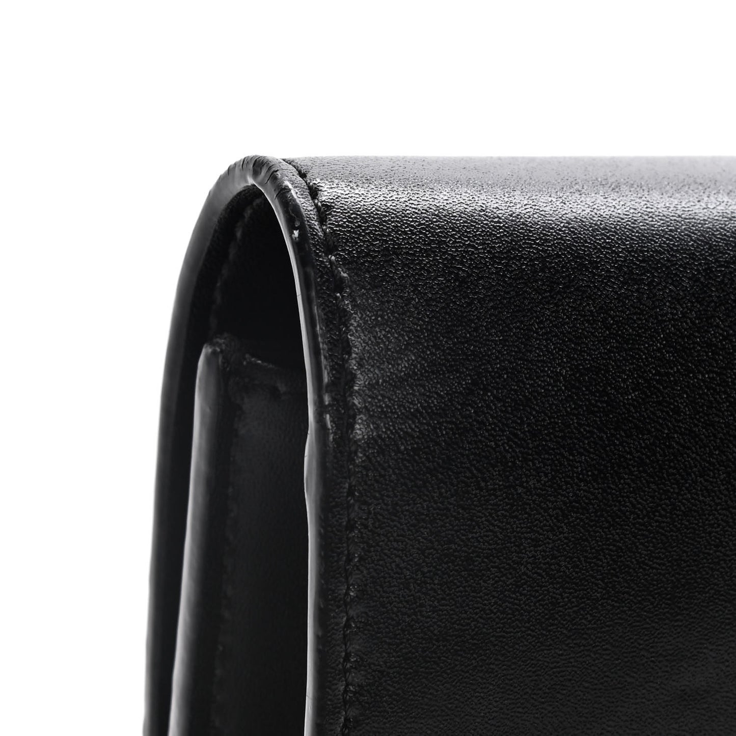 Vitello Liberty Lucido F is Fendi Medium Envelope Wallet on Chain Black