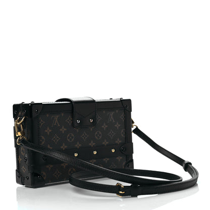 Louis Vuitton Monogram Petite Malle Black 3 of 9