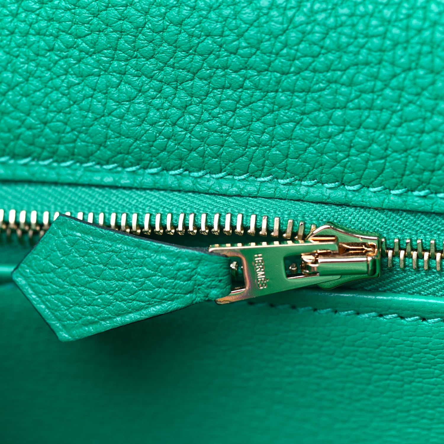 Hermes Togo Kelly Retourne 25 Menthe 26 of 36
