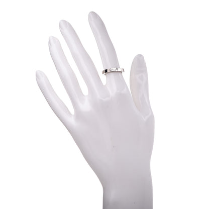 Cartier 18K White Gold Lanieres Ring 49 4.75 2 of 5