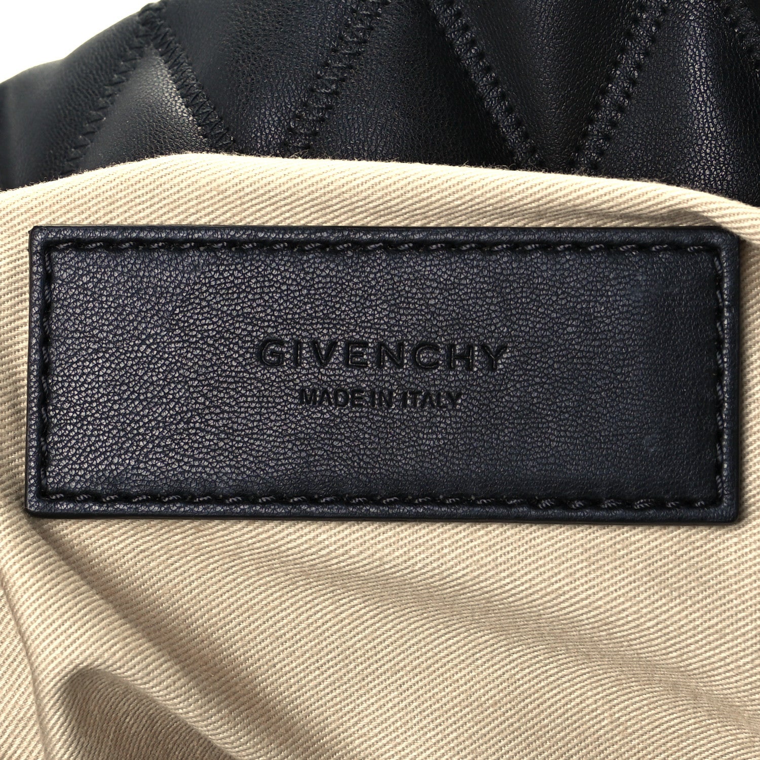 Givenchy Rubber Effect Canvas Quilted Duo Shopper Tote Black 6 of 11