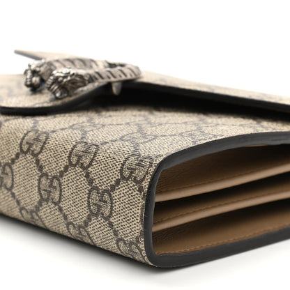 Gucci GG Supreme Monogram Mini Dionysus Chain Wallet Beige Taupe 10 of 10