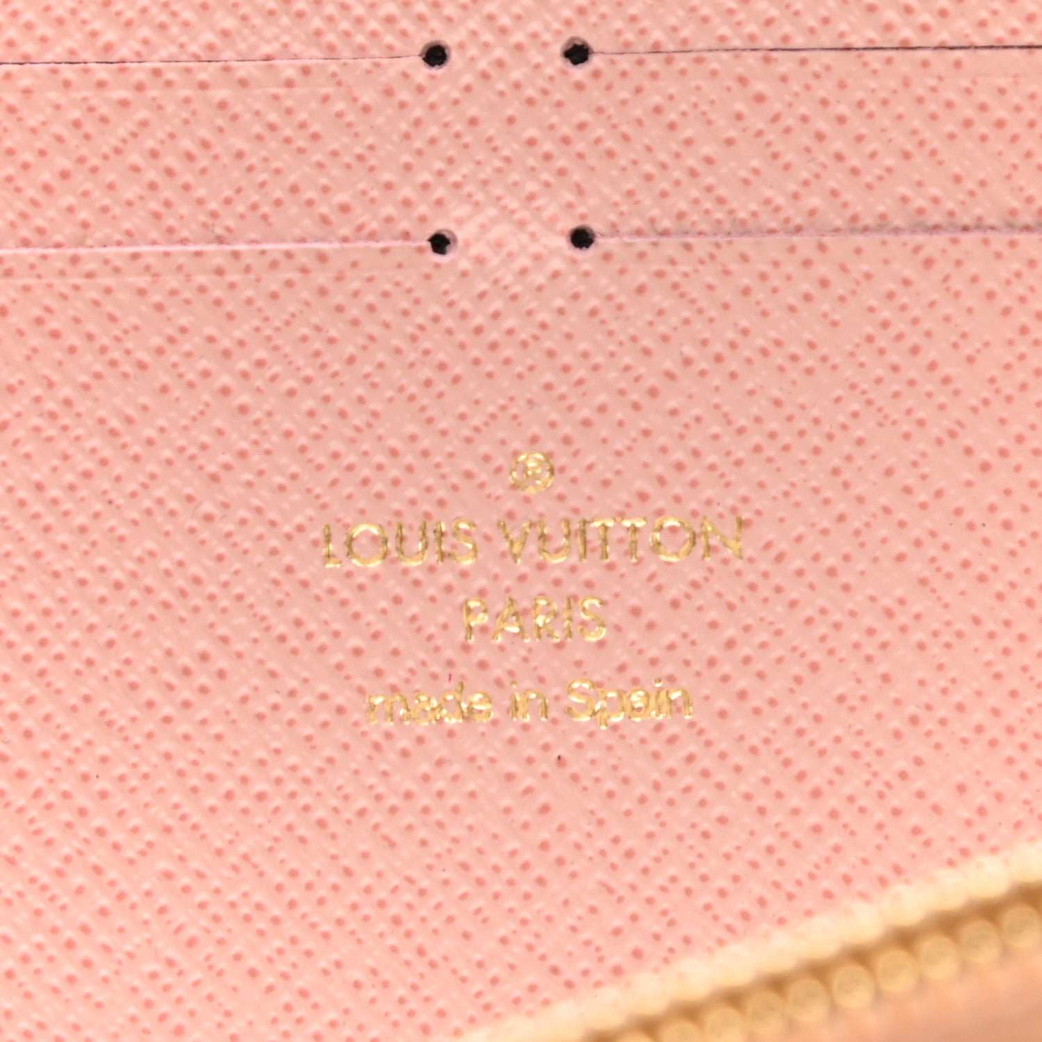 Louis Vuitton Damier Azur Clemence Wallet Rose Ballerine 6 of 9