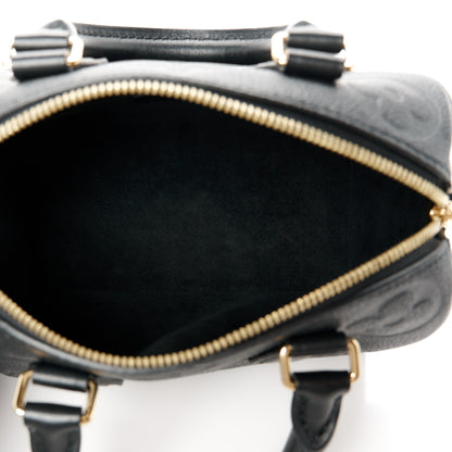 Louis Vuitton Empreinte Monogram Giant Speedy Bandouliere 20 Black 5 of 13