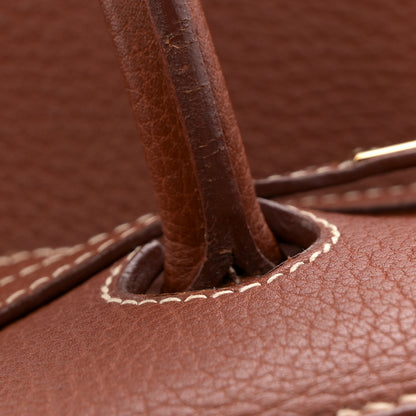 Hermes Taurillon Clemence BIRKIN 35 Gold 13 of 13