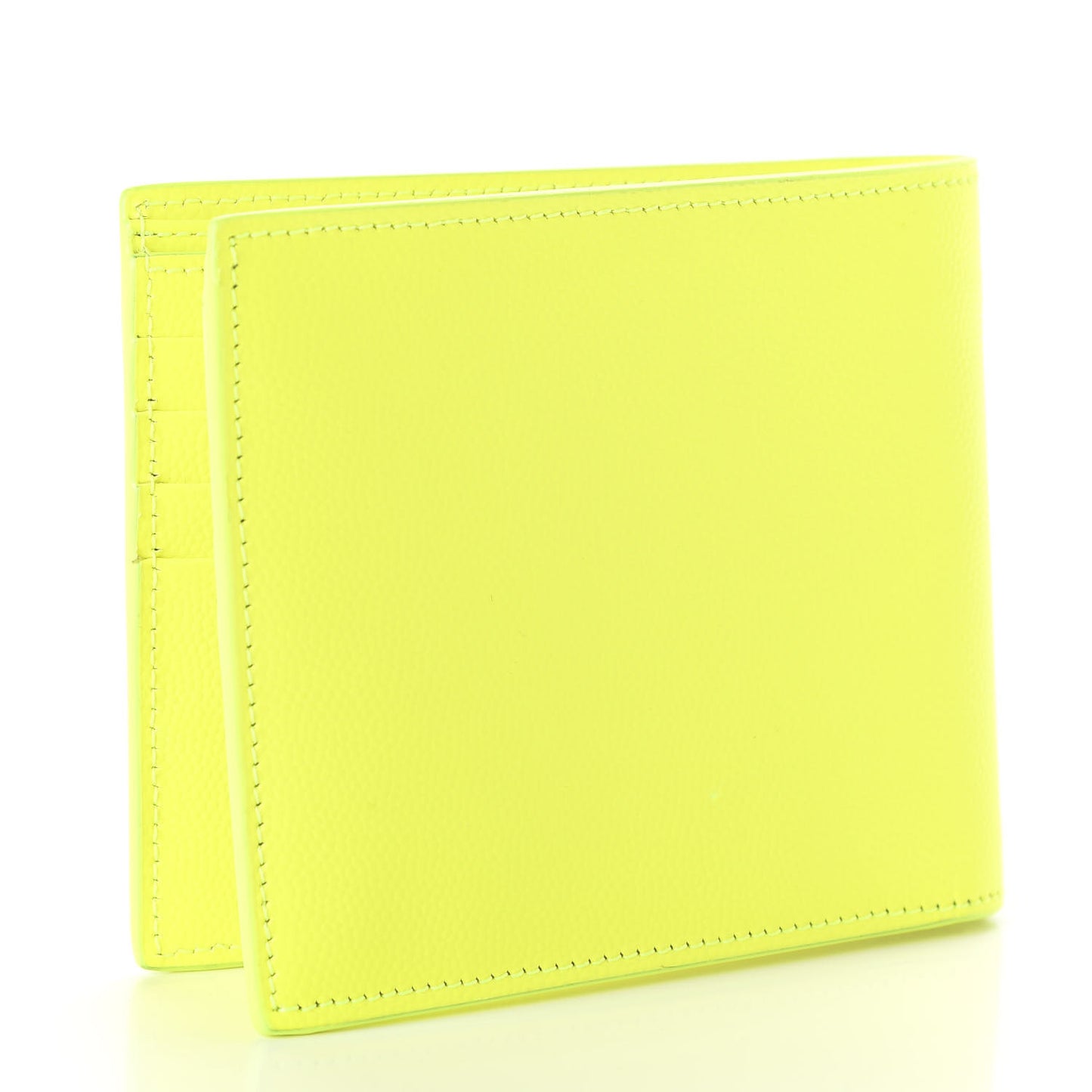 Grain De Poudre Paris East West Wallet Neon Yellow