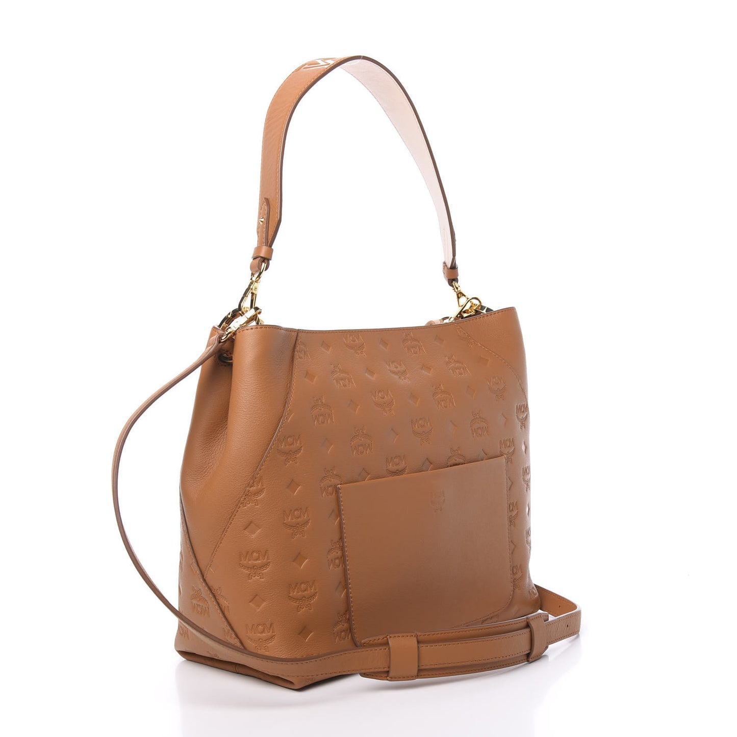 Calfskin Ottomar Monogram Medium Klara Hobo Cognac