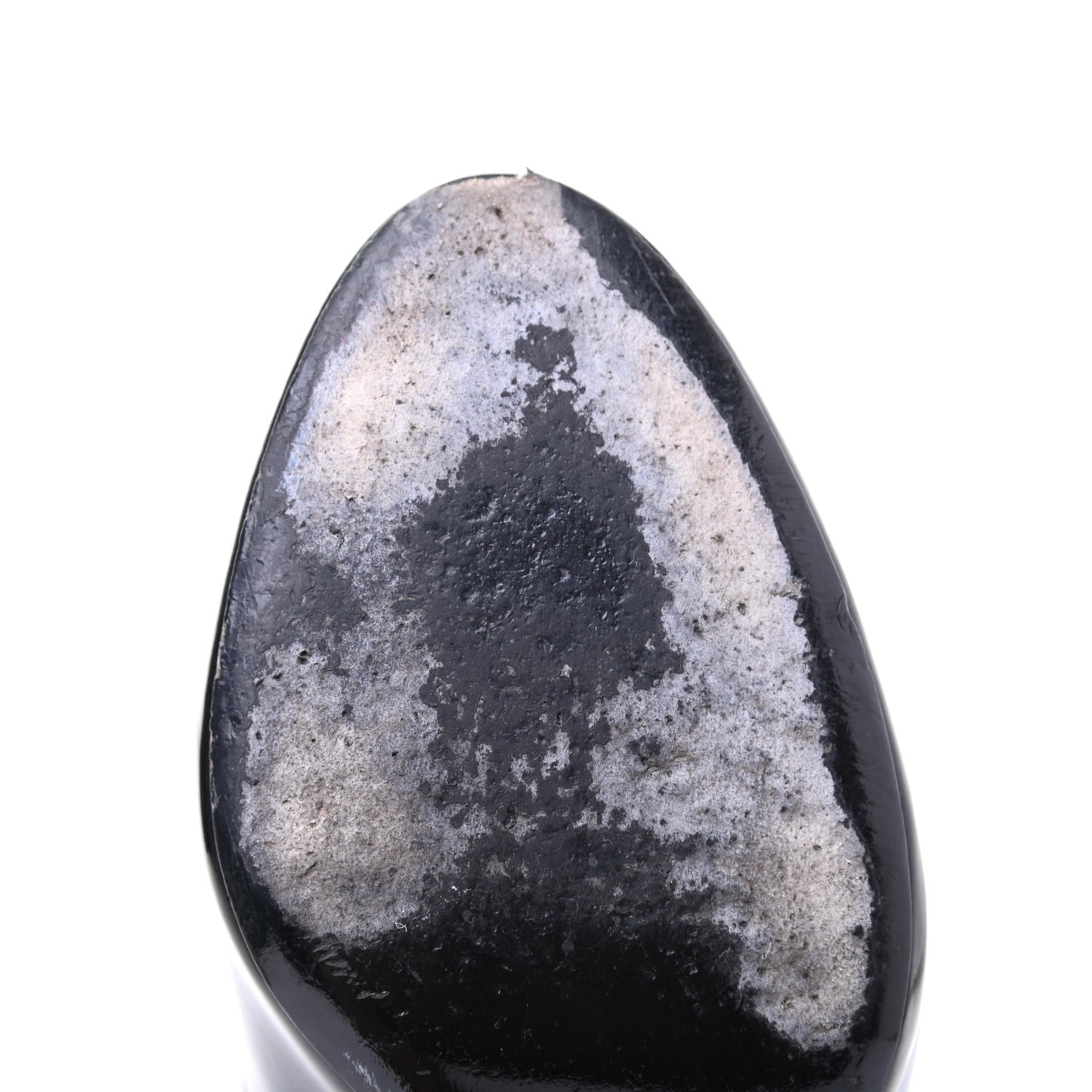 Patent Silhouette Ankle Boots 38.5 Black