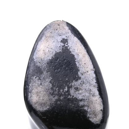 Louis Vuitton Patent Silhouette Ankle Boots 38.5 Black 9 of 11