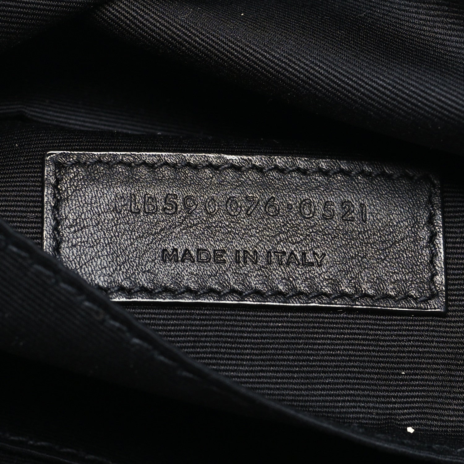 Saint Laurent Canvas Monogram Belt Bag Black 7 of 10