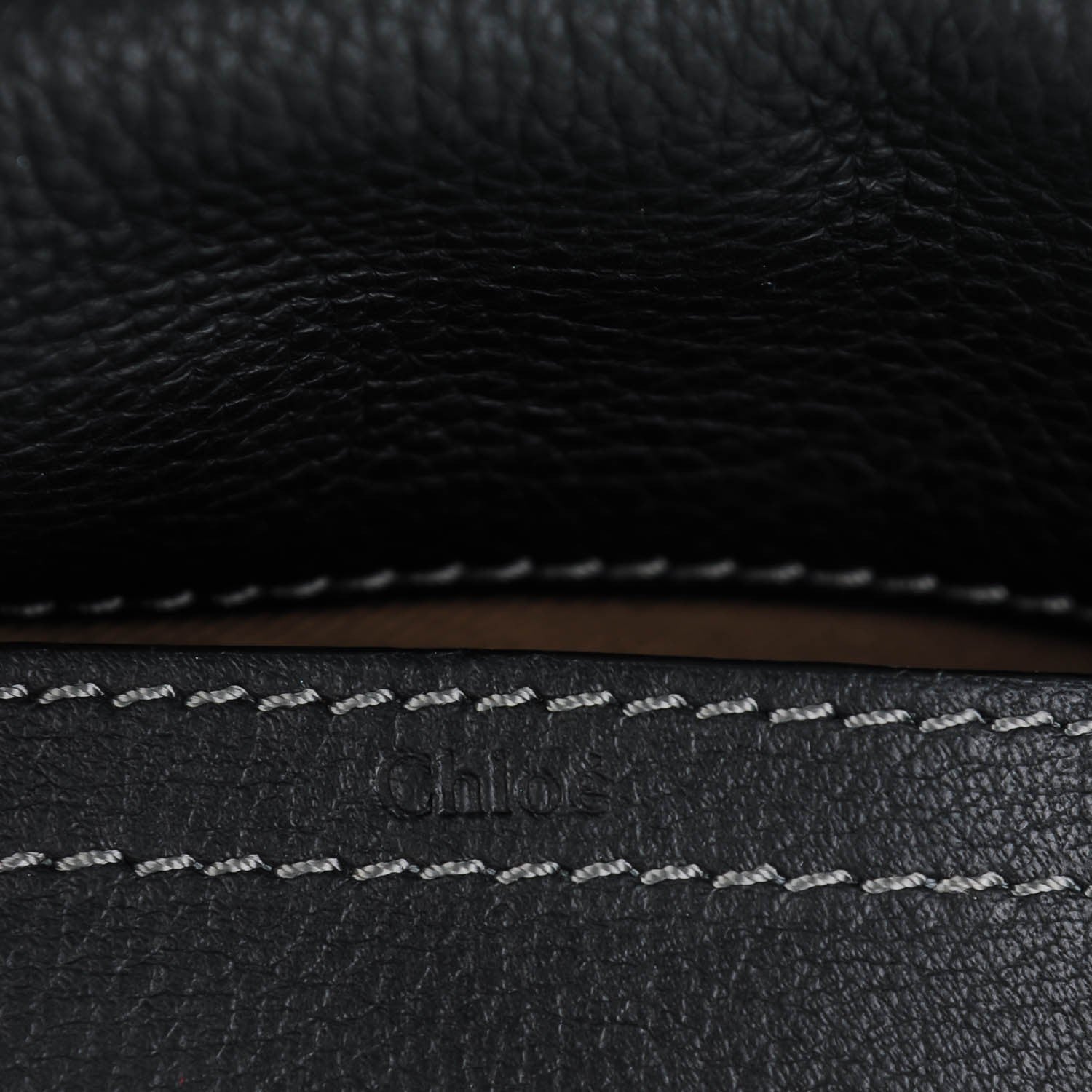 Chloe Calfskin Medium Marcie Round Crossbody Bag Black 6 of 8