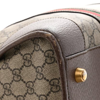 Gucci Soft GG Supreme Monogram Web Neo Vintage Duffle Bag Beige New Acero Crop 9 of 25