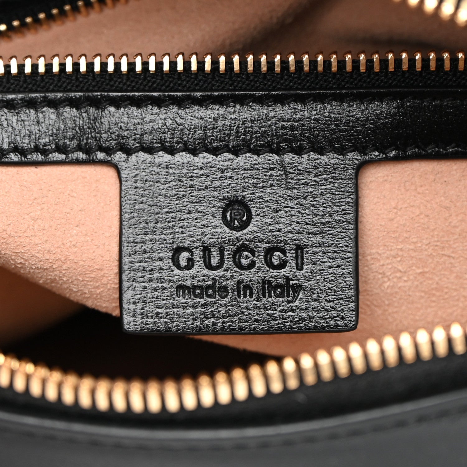 Gucci Textured Calfskin Small Horsebit 1955 Shoulder Bag Black 6 of 14