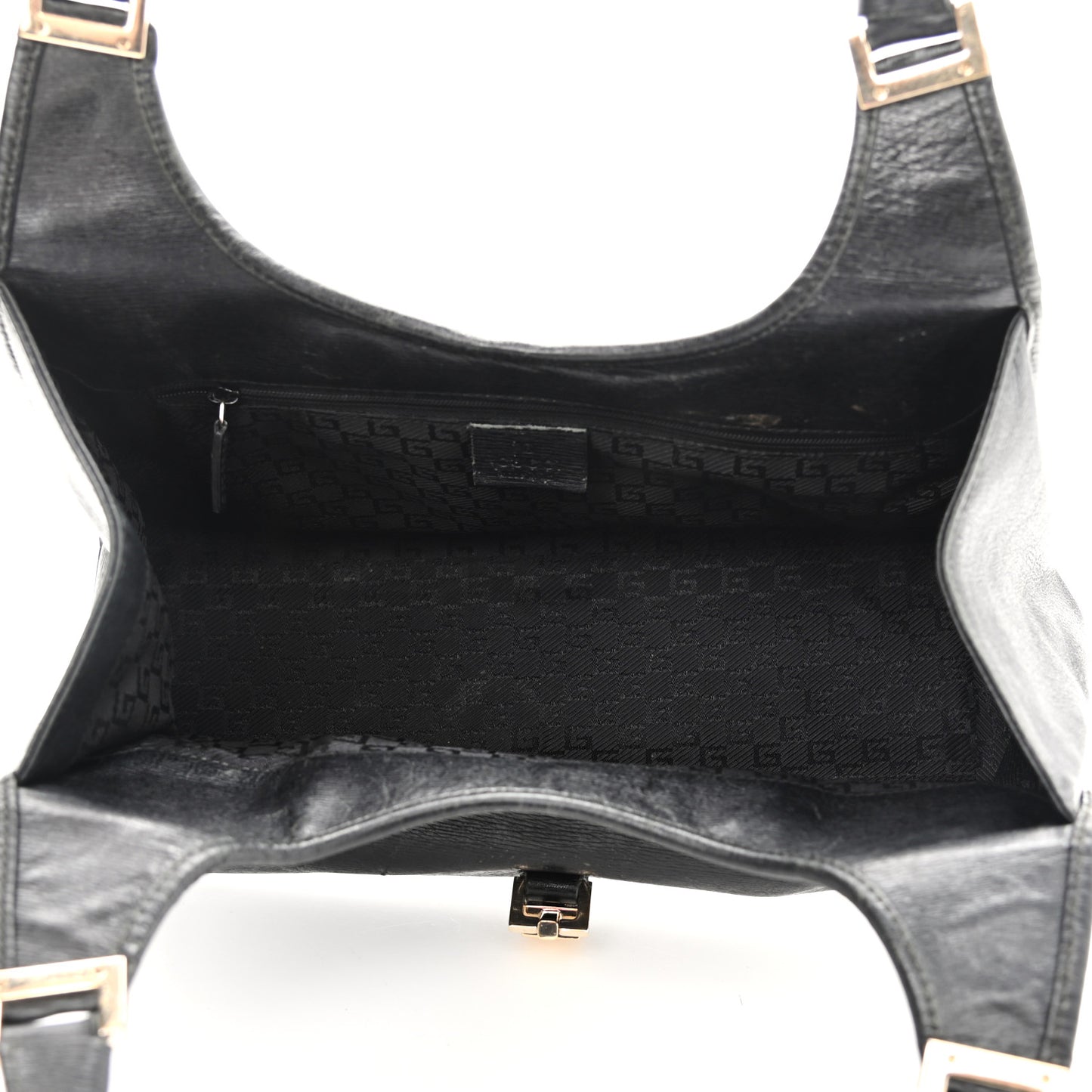 Calfskin Bardot Shoulder Bag Black