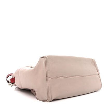 Loewe Goatskin Top Handle Boston Bag Pink Red 4 of 9