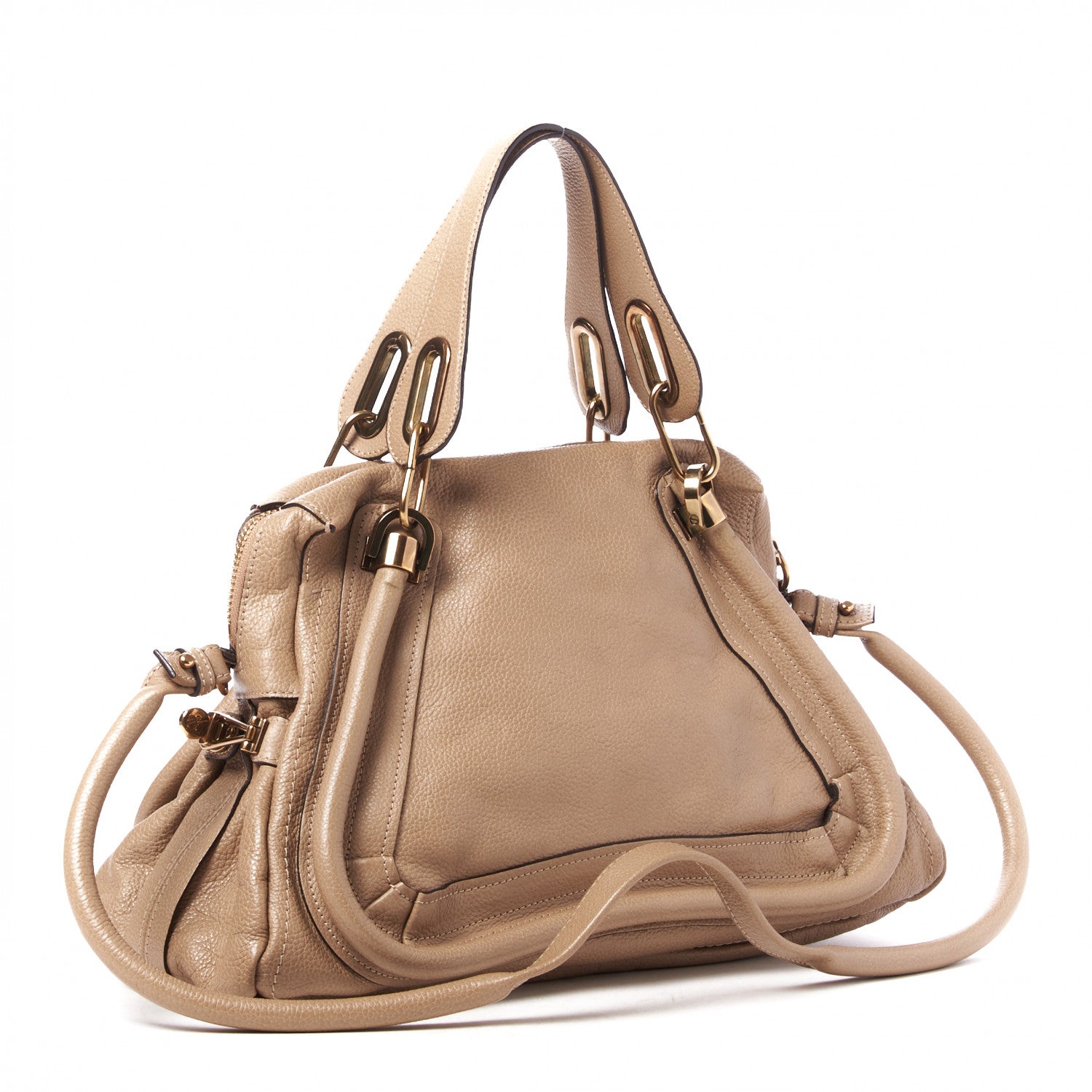 Chloe Calfskin Medium Paraty Beige 2 of 7