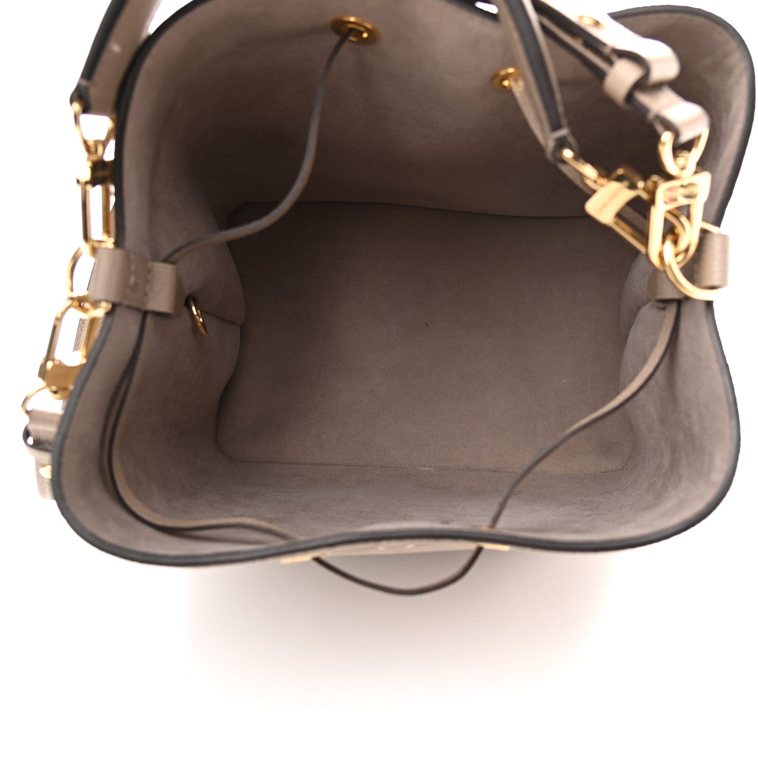 Louis Vuitton Empreinte Monogram Giant Neonoe MM Tourterelle Creme 5 of 9