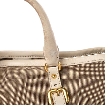 Prada Jacquard Logo Tote Talco 15 of 17