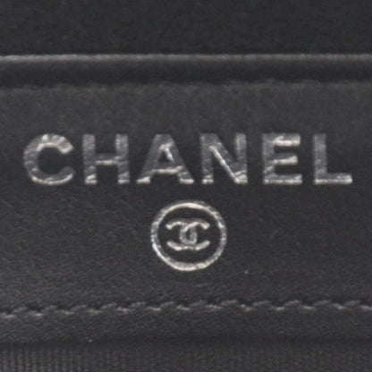 Chanel Caviar Zip Around Pouch Wallet Black 6 of 8