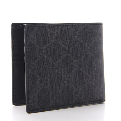 Gucci GG Supreme Monogram Rainbow Eagle Nice Bi-Fold Wallet Black Grey Multicolor 3 of 7