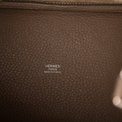 Hermes Taurillon Clemence Picotin Lock 18 PM Etoupe 6 of 12