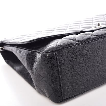 Chanel Caviar Quilted Maxi Single Flap Black 7 of 16