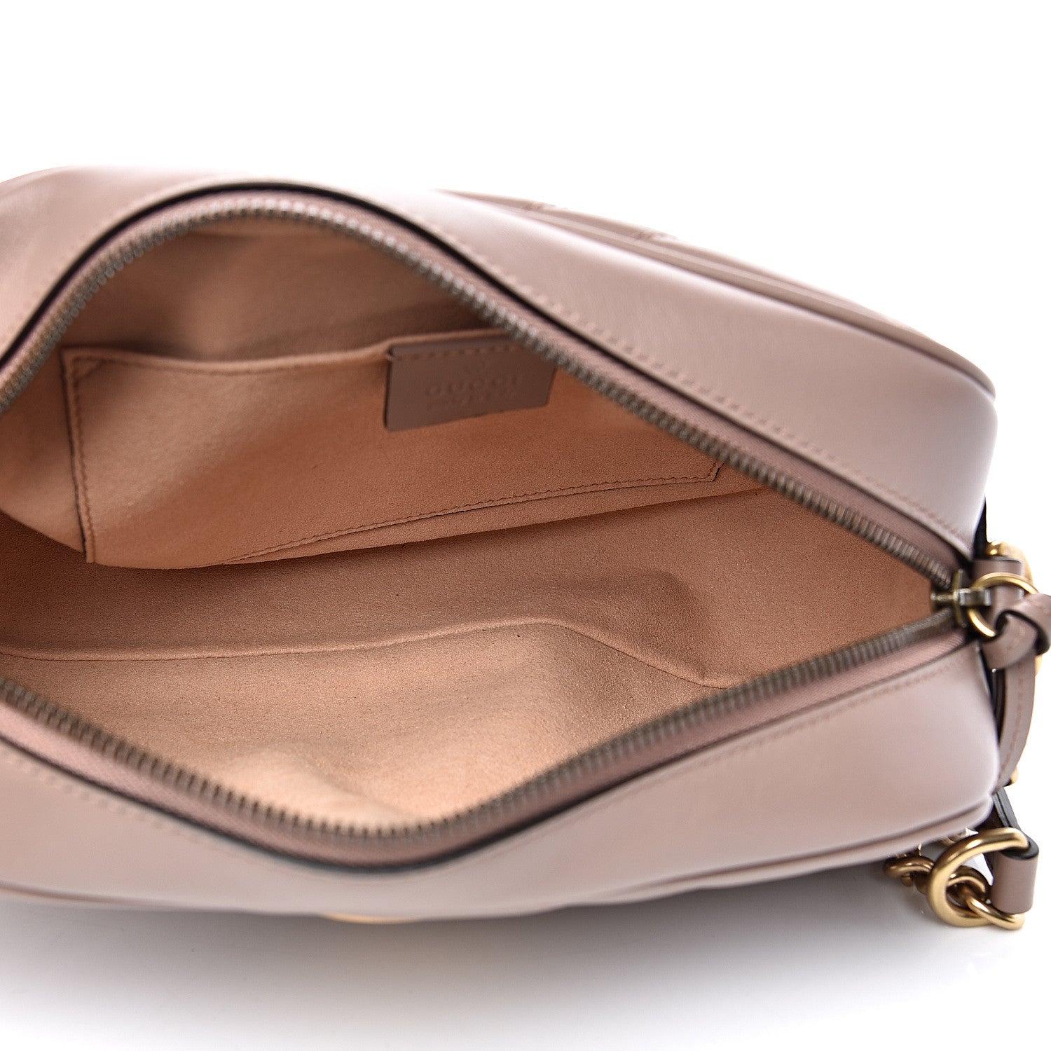 Gucci Calfskin Matelasse Small GG Marmont Chain Shoulder Bag Porcelain Rose 4 of 10