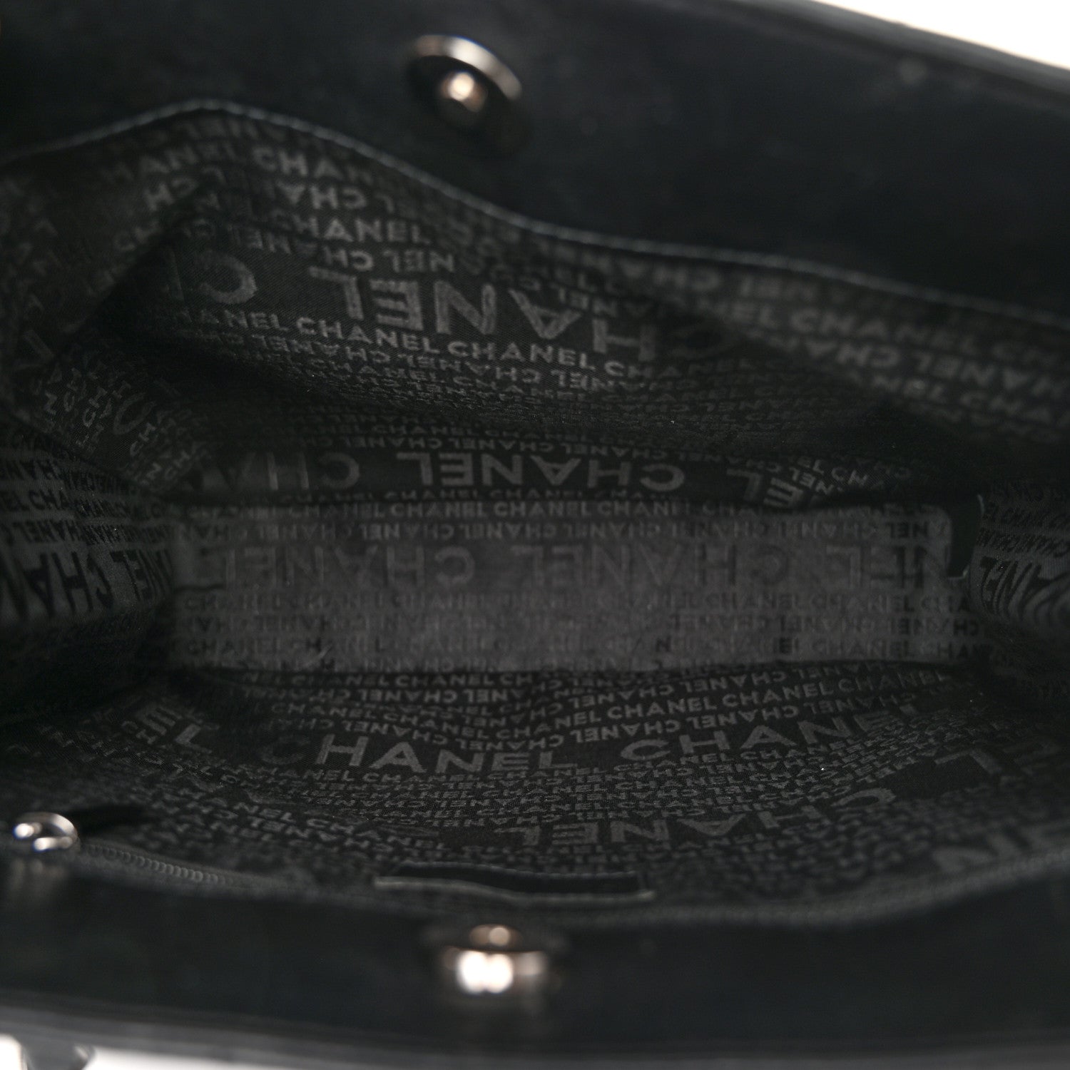 Chanel Lambskin Quilted Chocolate Bar Mademoiselle Shoulder Bag Black 5 of 9