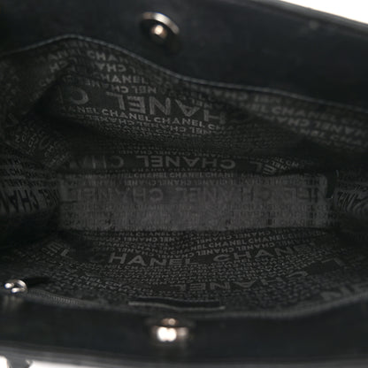 Chanel Lambskin Quilted Chocolate Bar Mademoiselle Shoulder Bag Black 5 of 9
