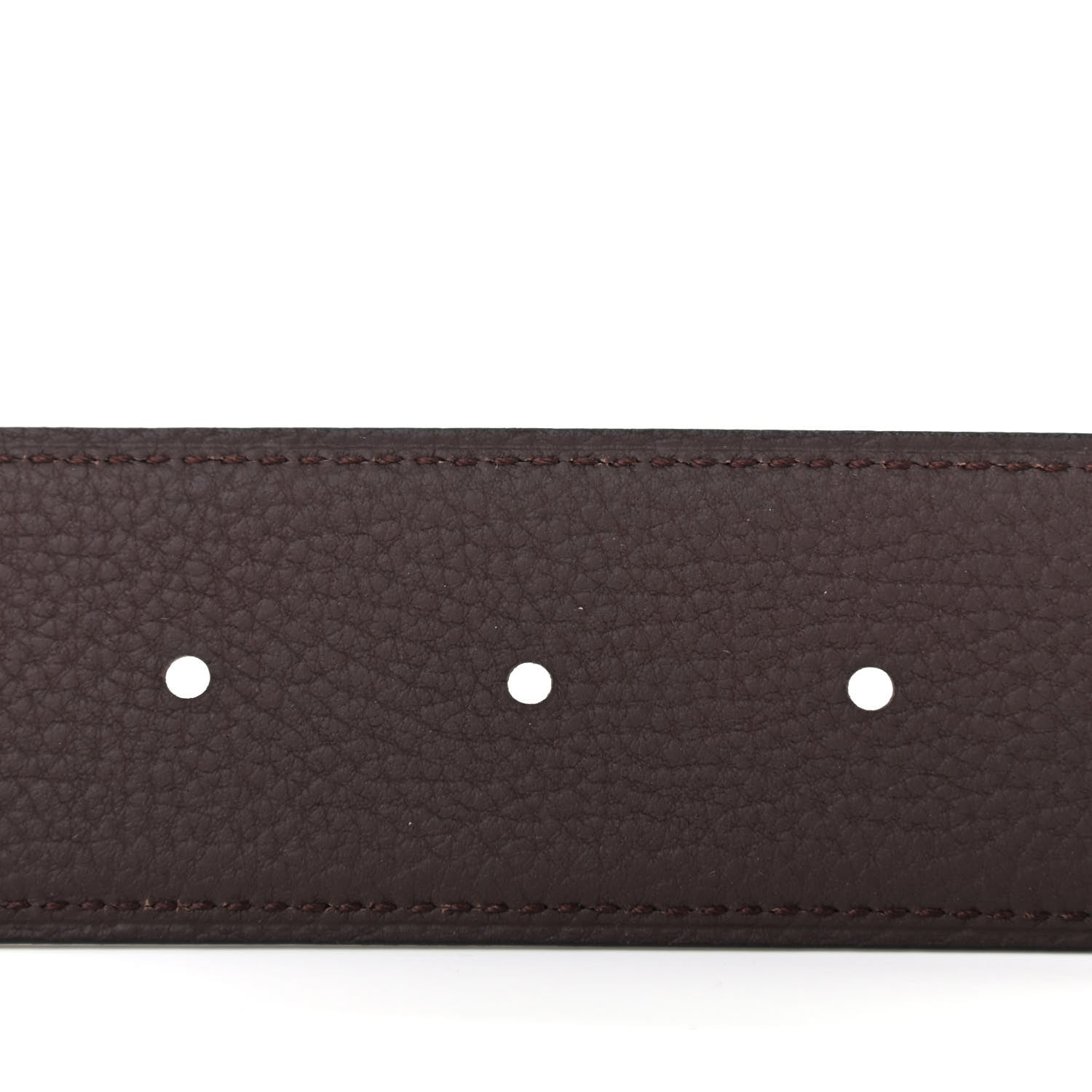 Hermes 135 Togo 38mm Constance H Belt 95 Black Chocolate 5 of 6