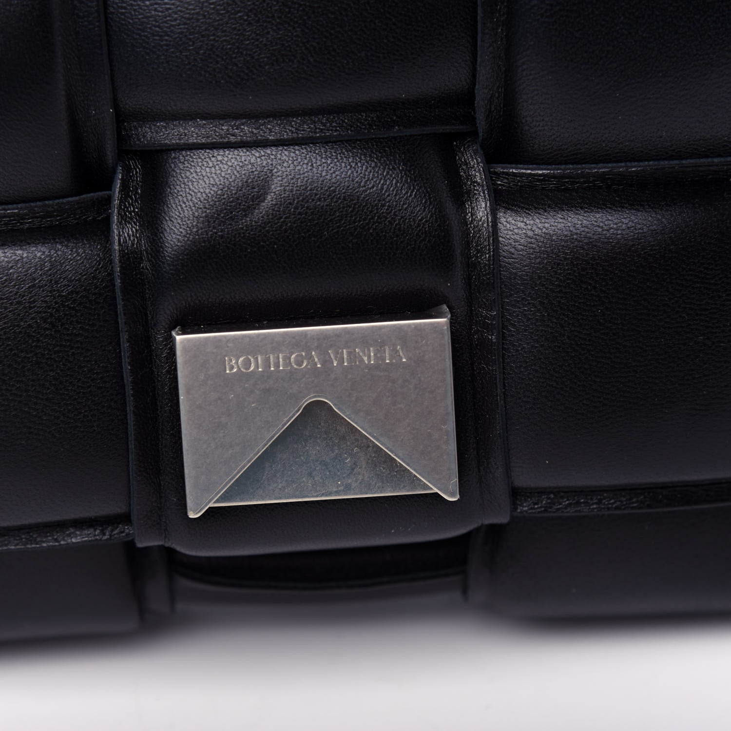 Bottega Veneta Nappa Maxi Intreccio Padded Cassette Crossbody Bag Black 7 of 11