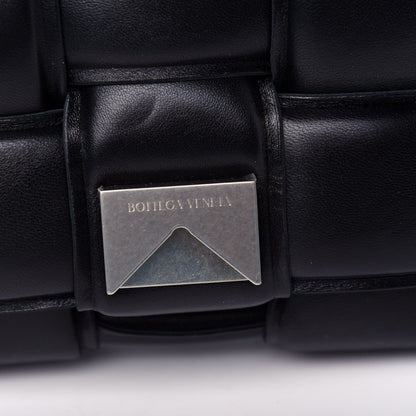 Bottega Veneta Nappa Maxi Intreccio Padded Cassette Crossbody Bag Black 7 of 11