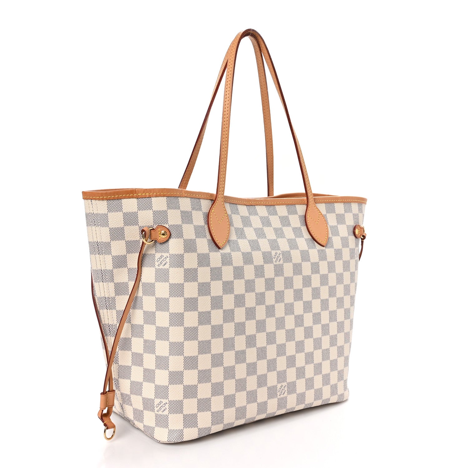 Louis Vuitton Damier Azur Neo Neverfull MM Rose Ballerine 4 of 11