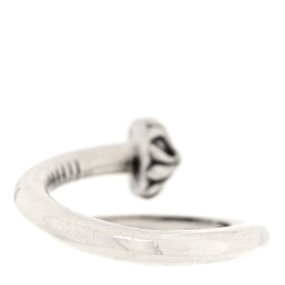 Chrome Hearts Sterling Silver Cross Ball Nail Ring 55 7.25 3 of 6
