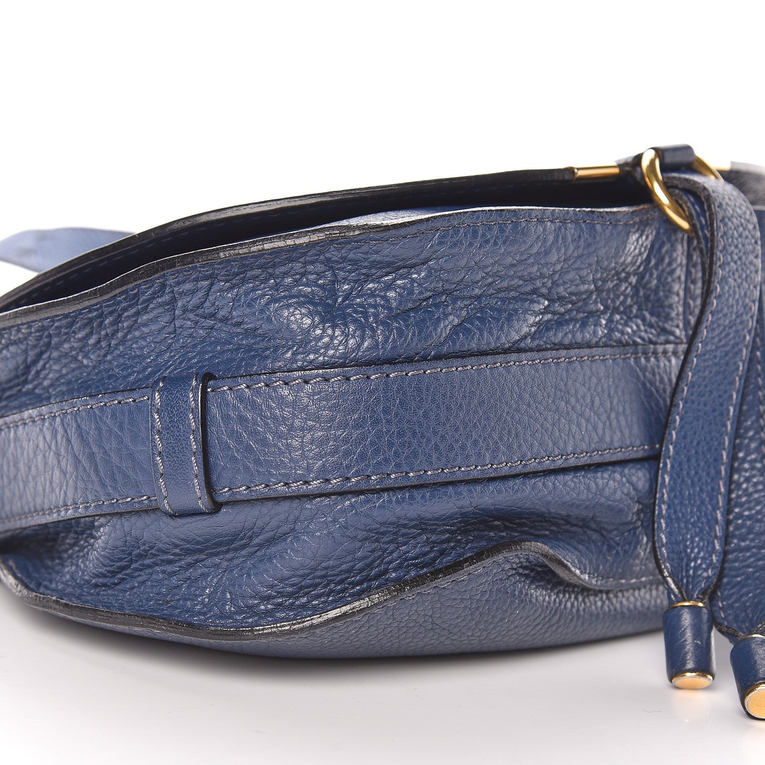 Chloe Calfskin Medium Marcie Round Crossbody Bag Royal Navy 11 of 15
