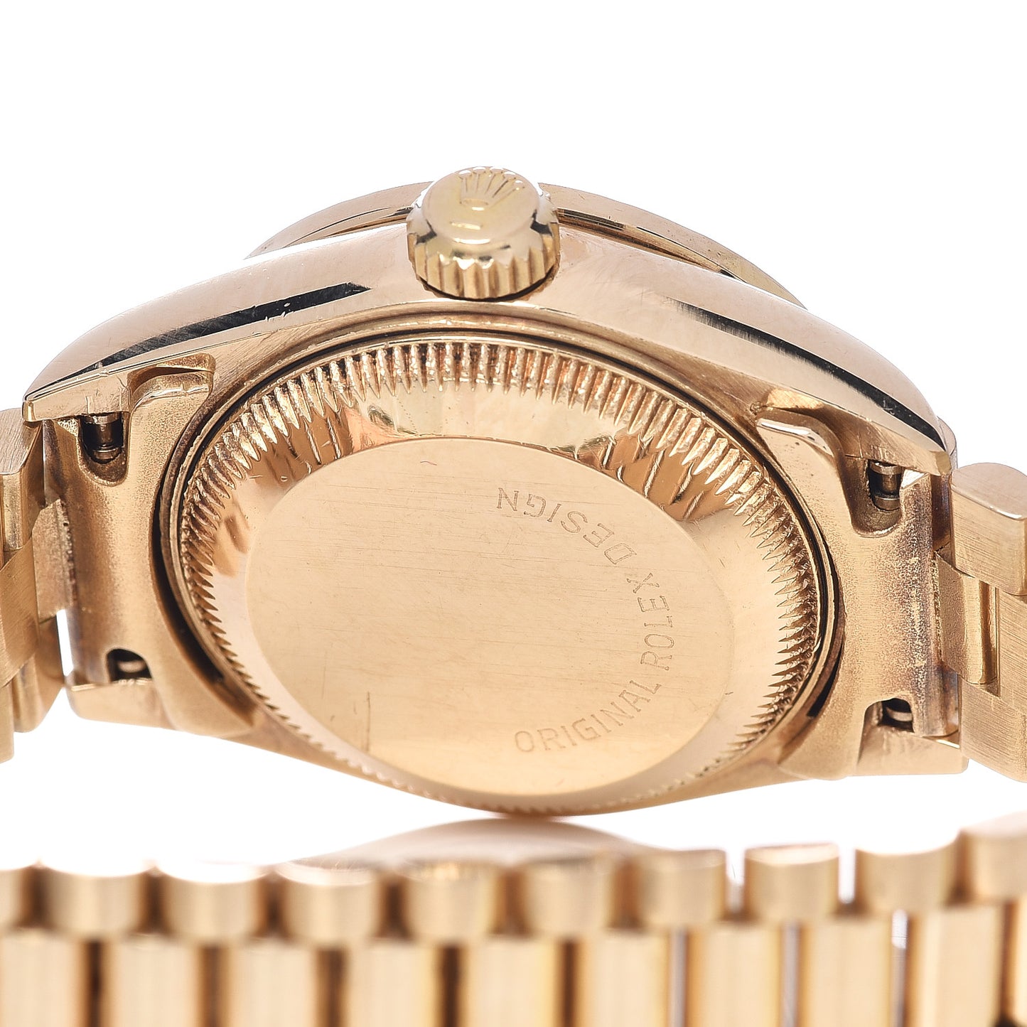 18K Yellow Gold Diamond Ruby 26mm Datejust President Watch Champagne 69068