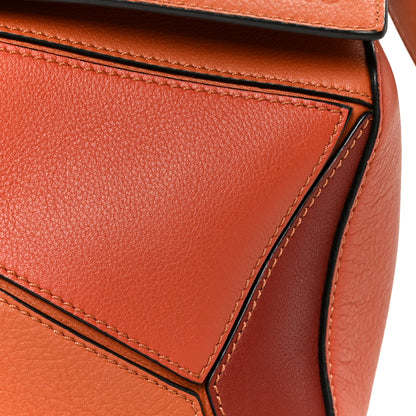 Loewe Calfskin Small Puzzle Bag Spice Orange Pumpkin 9 of 11