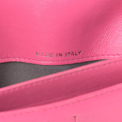 Chanel Patent Calfskin Lucky Symbols Yen Wallet Pink 7 of 10