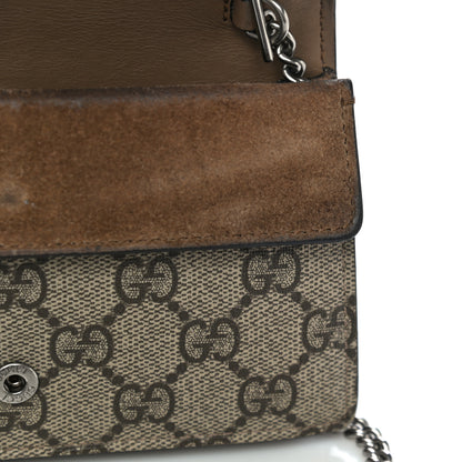 Gucci GG Supreme Monogram Super Mini Dionysus Shoulder Bag Taupe 19 of 27
