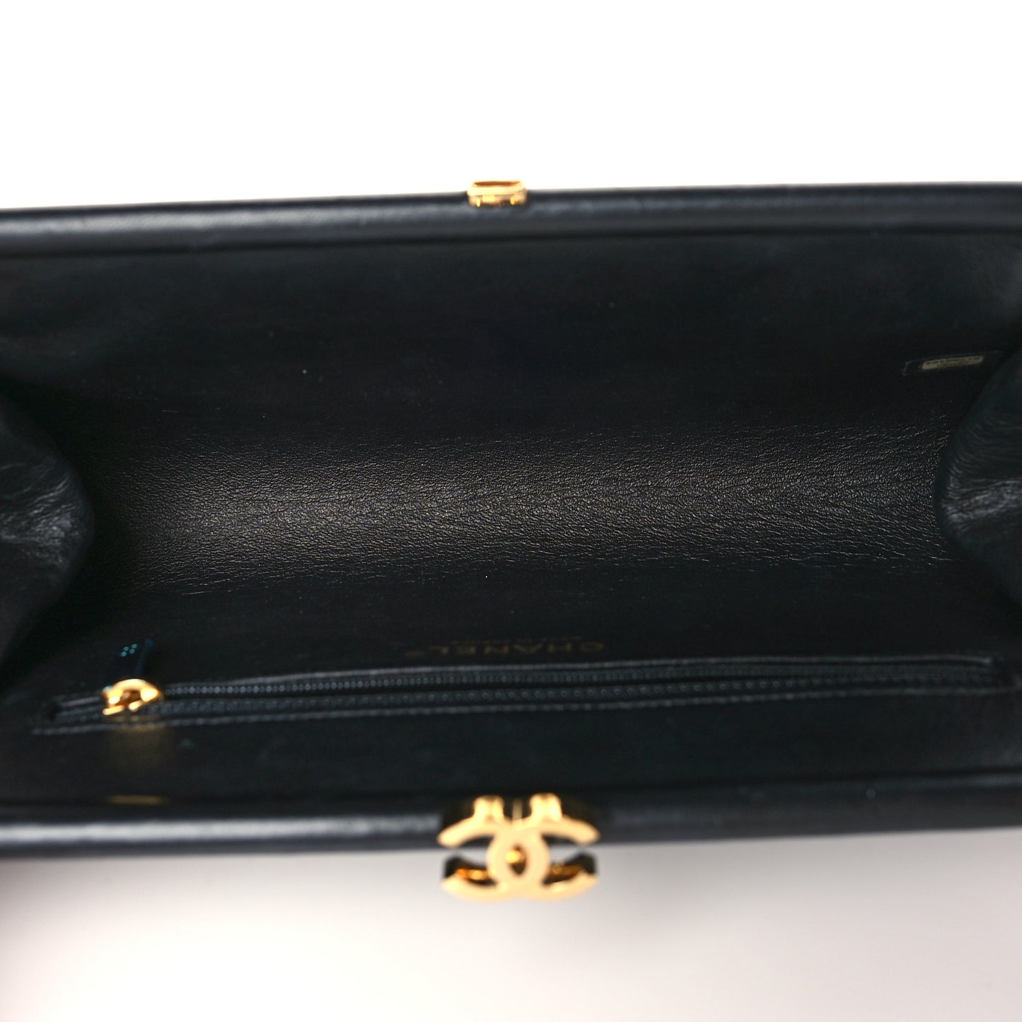 Lambskin Quilted Timeless Clutch Black
