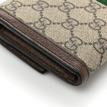 Gucci GG Supreme Monogram Web Ophidia Continental Wallet Brown 16 of 18