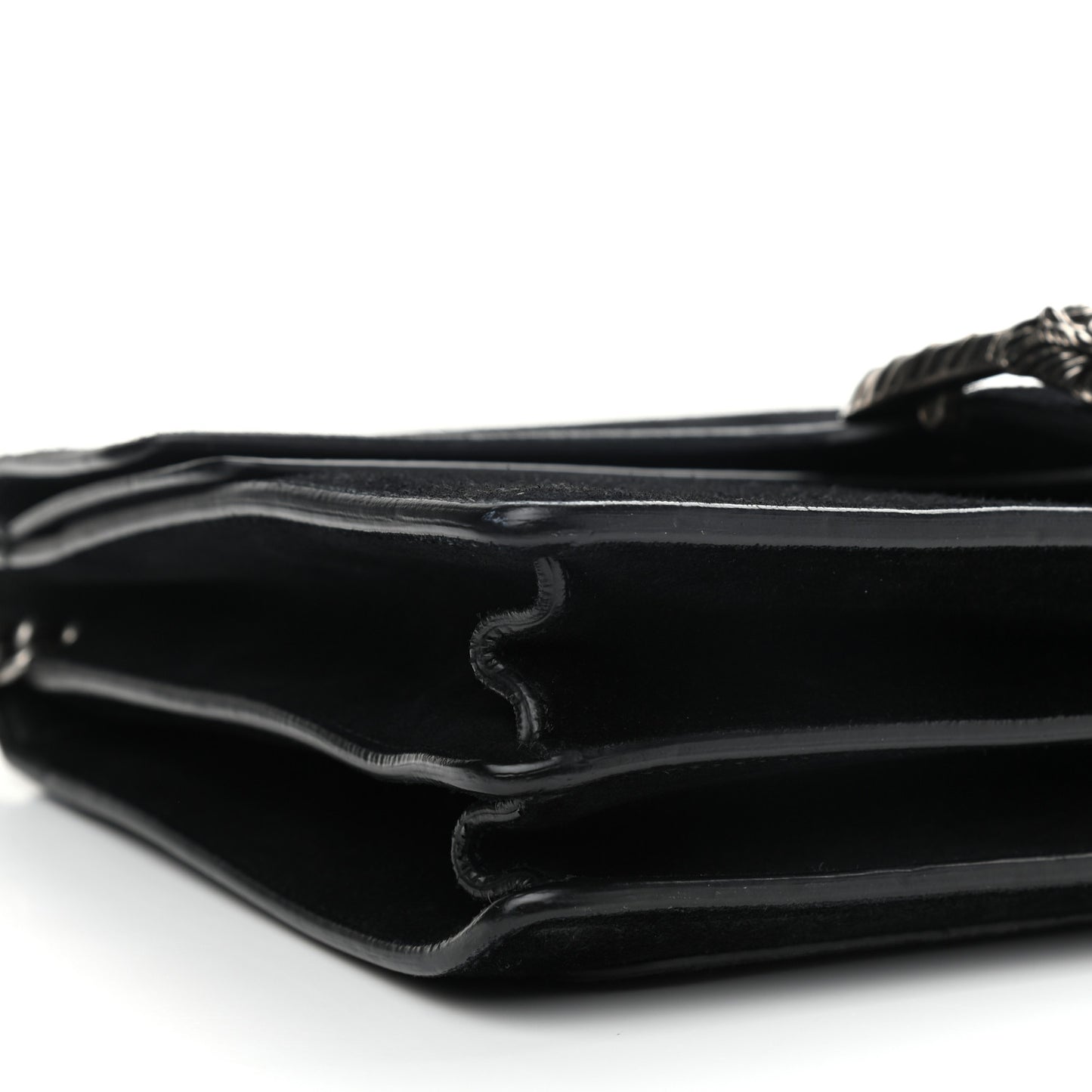 Suede Medium Dionysus Shoulder Bag Black
