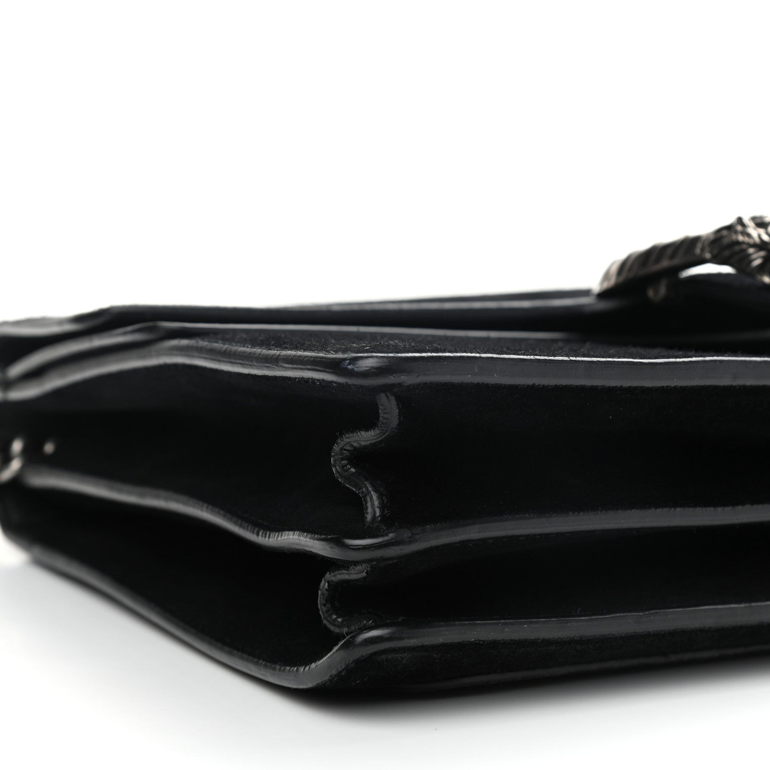 Gucci Suede Medium Dionysus Shoulder Bag Black 8 of 14