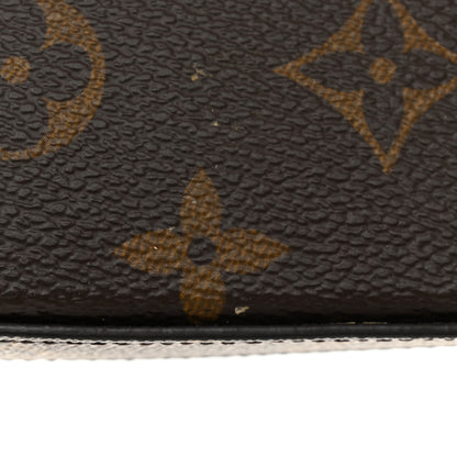 Louis Vuitton Monogram Pochette Felicie Chain Wallet Fuchsia 12 of 17