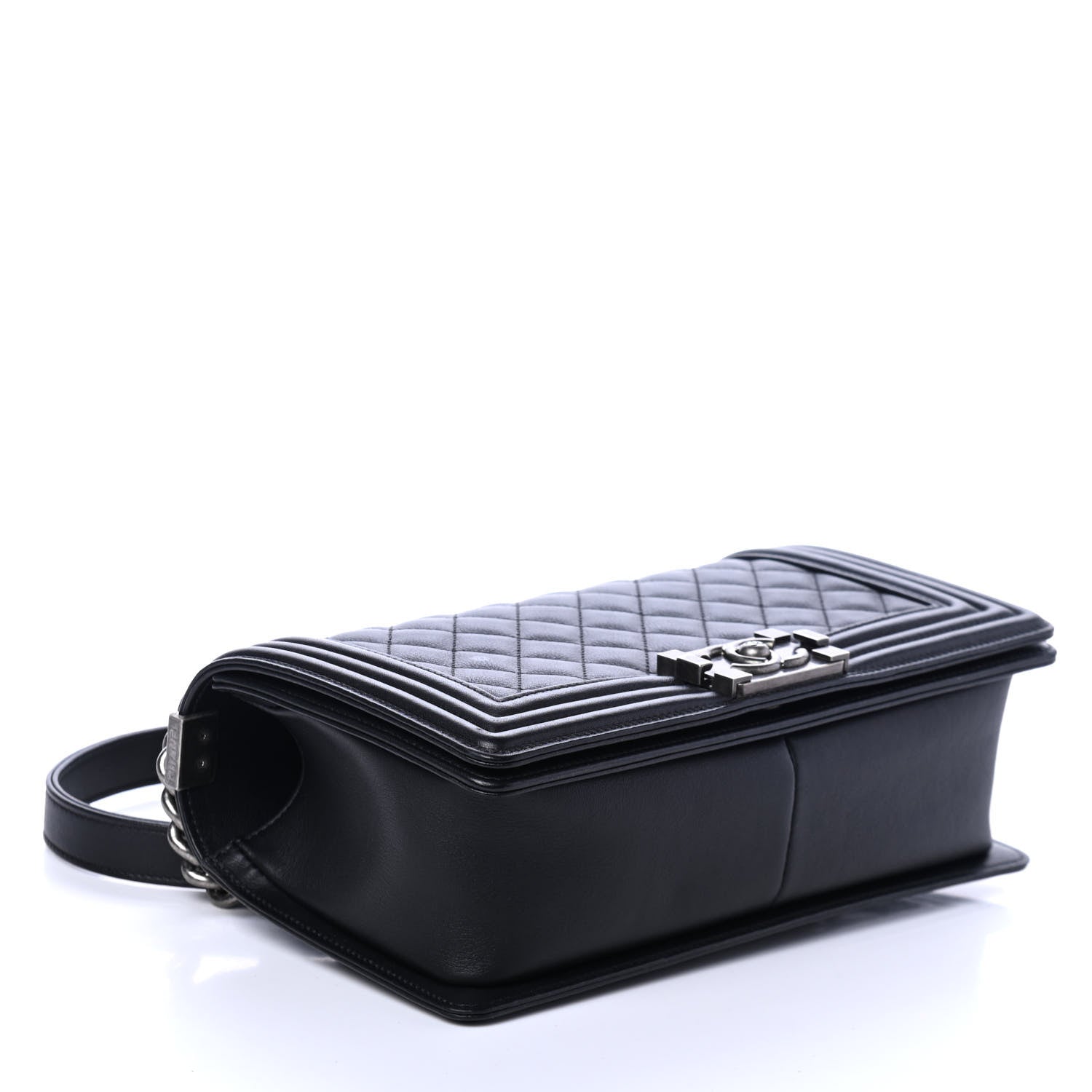 Chanel Calfskin Quilted Medium Boy Flap Black 3 of 4