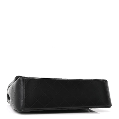 Chanel Lambskin Quilted Maxi Double Flap Black 4 of 11