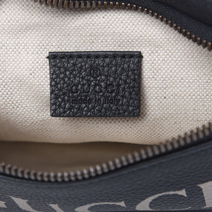 Gucci Grained Calfskin Small Logo Belt Bag Black 6 of 9