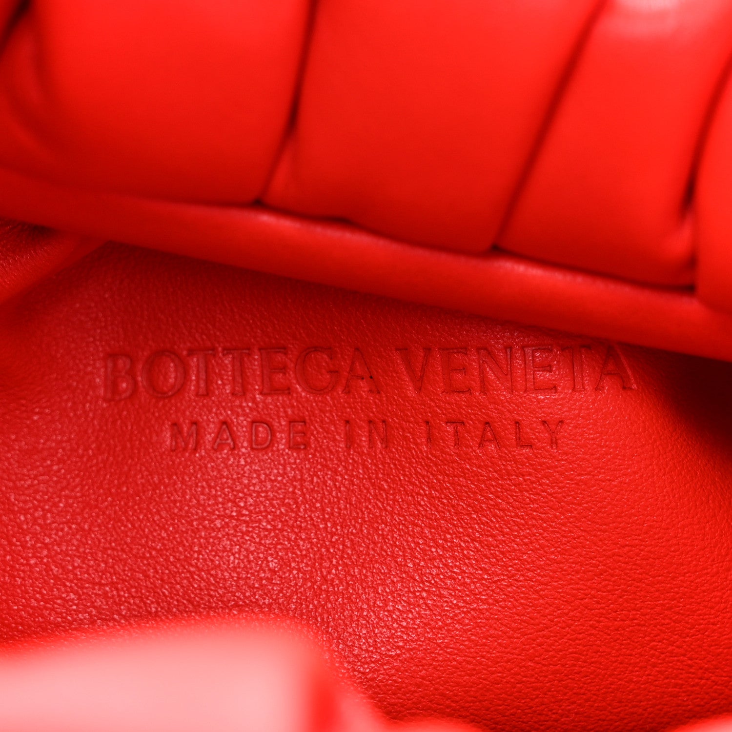 Bottega Veneta BOTTEGA VENETA Smooth Butter Calfskin Small The Shoulder Pouch Red 6 of 11